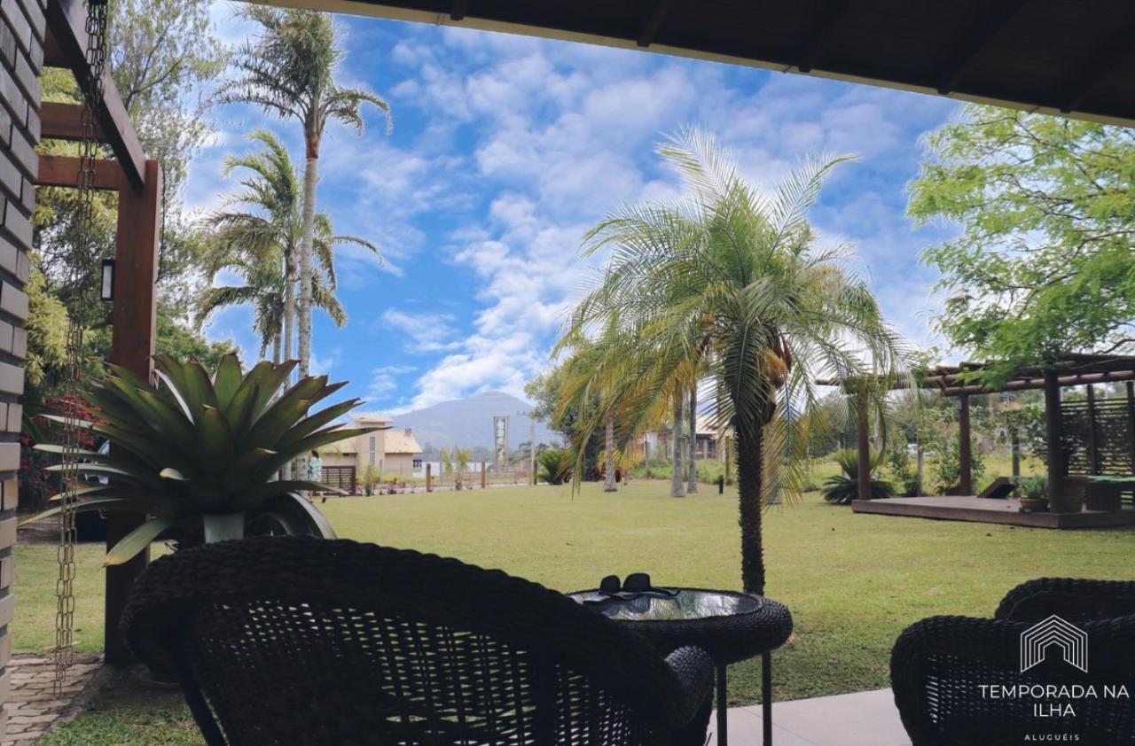 Casa De Praia No Rosa - Vista Para Lagoa De Ibiraquera อิงบิตูบา ภายนอก รูปภาพ