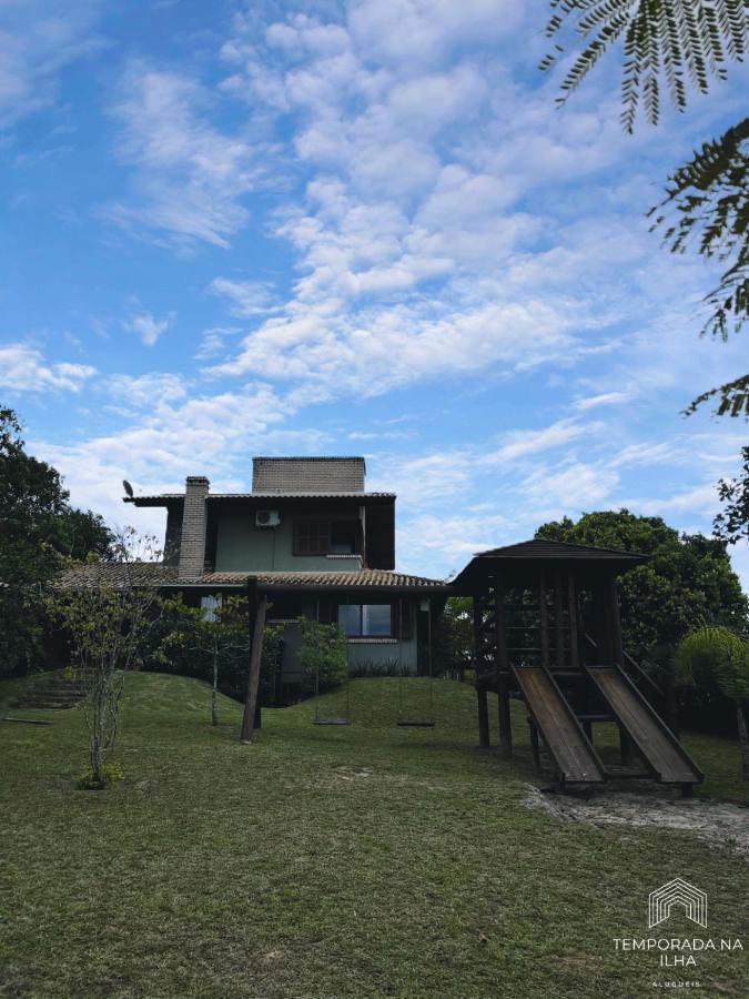 Casa De Praia No Rosa - Vista Para Lagoa De Ibiraquera อิงบิตูบา ภายนอก รูปภาพ